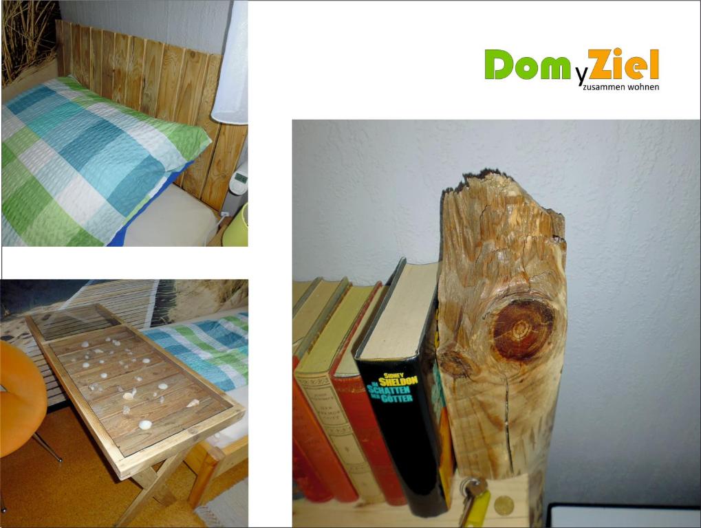 Postel nebo postele na pokoji v ubytování Dom y Ziel