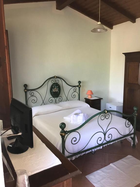 Postel nebo postele na pokoji v ubytování Hotel Belvedere