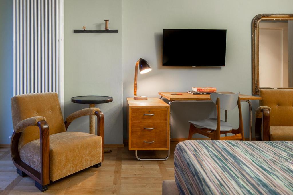 TV o dispositivi per l'intrattenimento presso Hotel Blu di Te