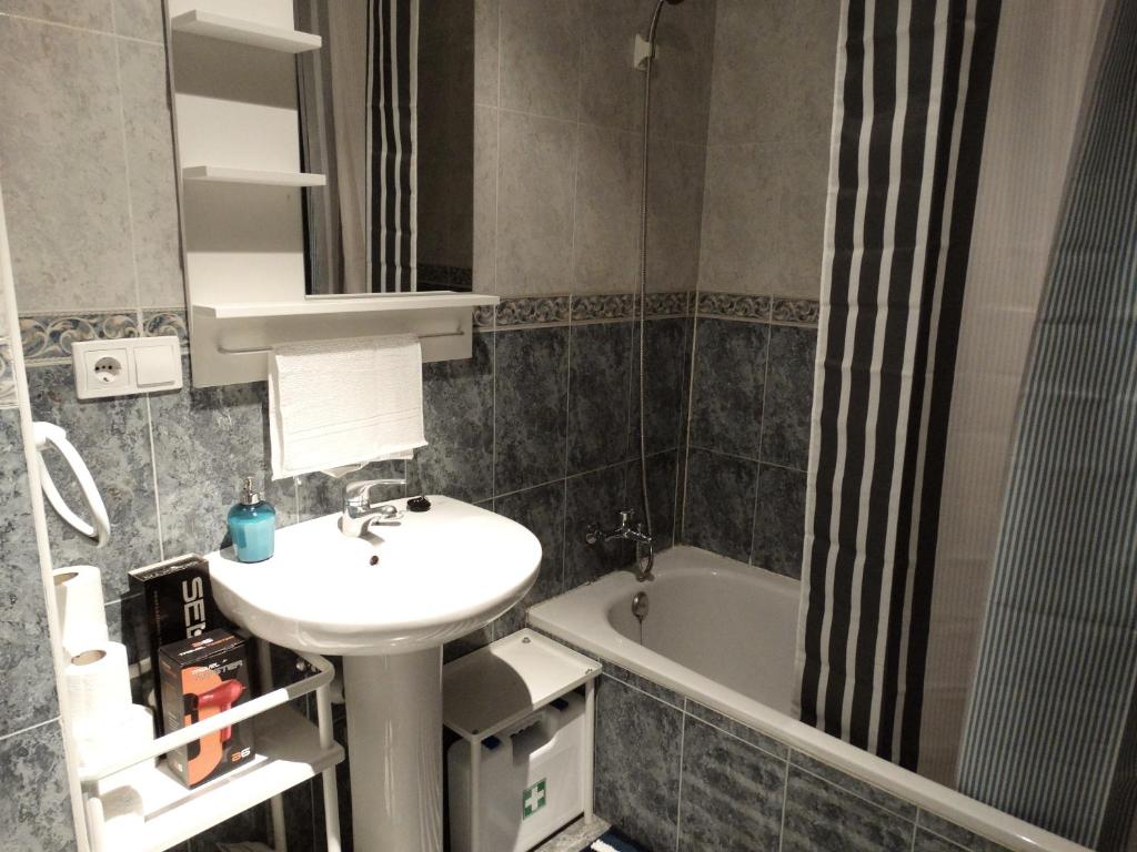 Koupelna v ubytování Apartamento del Rosario