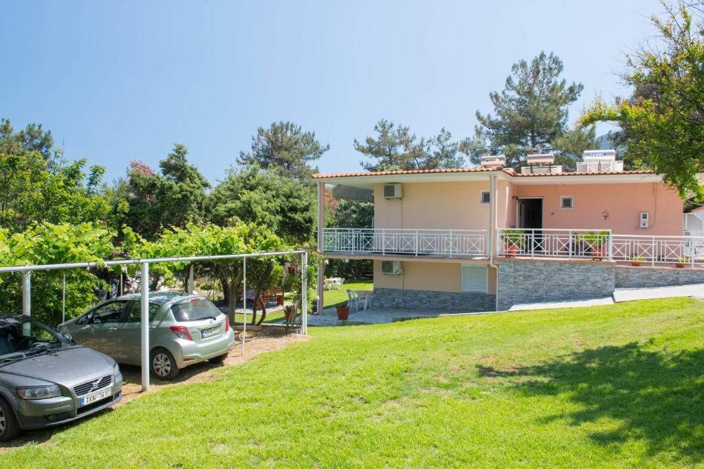 Zahrada ubytování Pension Giannis Αdults only