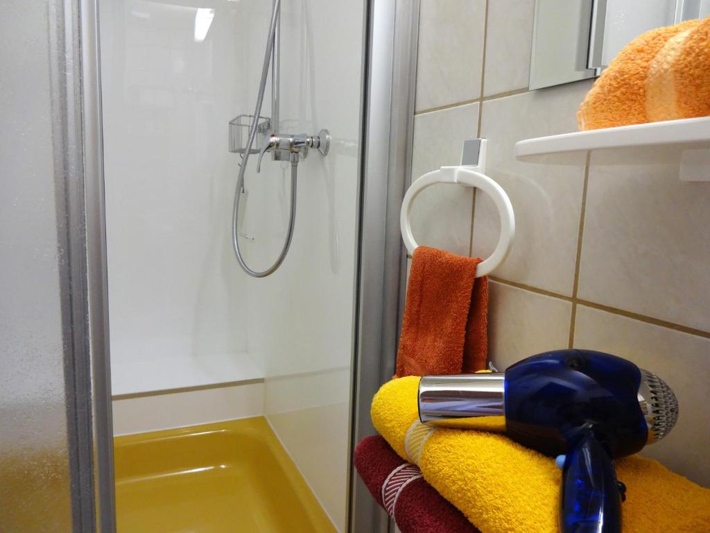 Koupelna v ubytování Ferienwohnungen Schallerhof