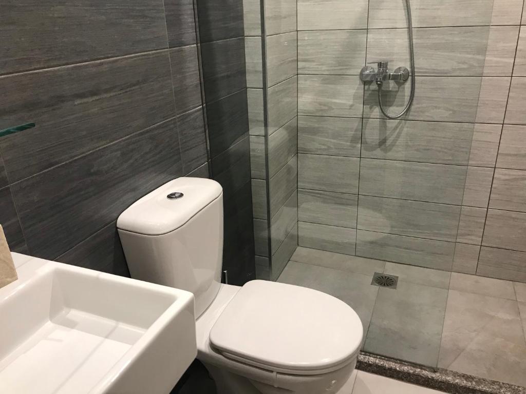 Koupelna v ubytování VIAL Rooms