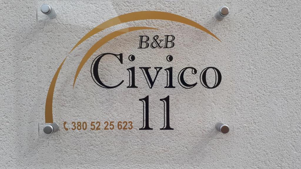 Certifikát, hodnocení, plakát nebo jiný dokument vystavený v ubytování B&B Civico 11