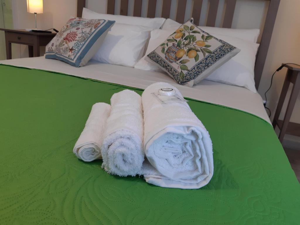 Letto o letti in una camera di B&B CESARE'S Guests