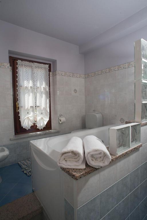 Koupelna v ubytování Villarosybeb