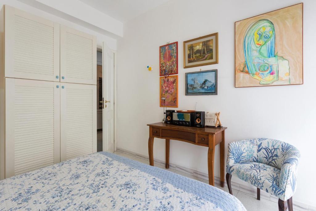 Posteľ alebo postele v izbe v ubytovaní Splendida Casa A Taormina " Casa di Anna "
