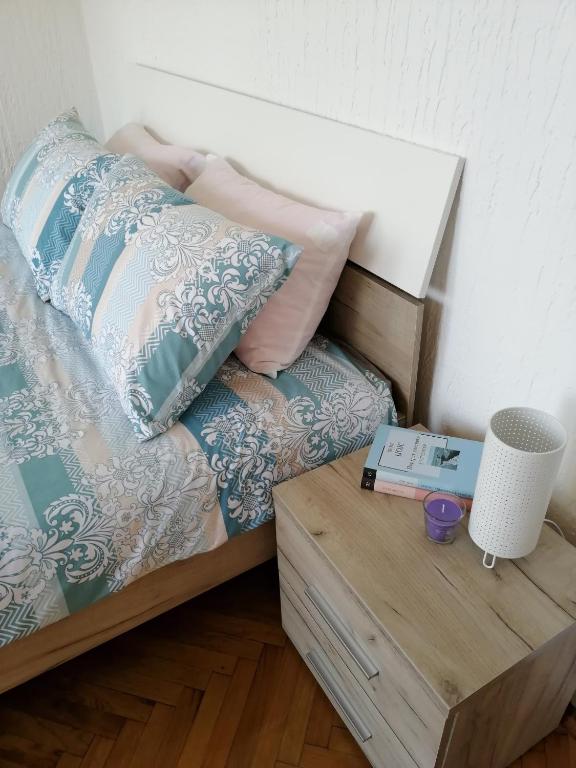 Postel nebo postele na pokoji v ubytování Apartman studio Katarina