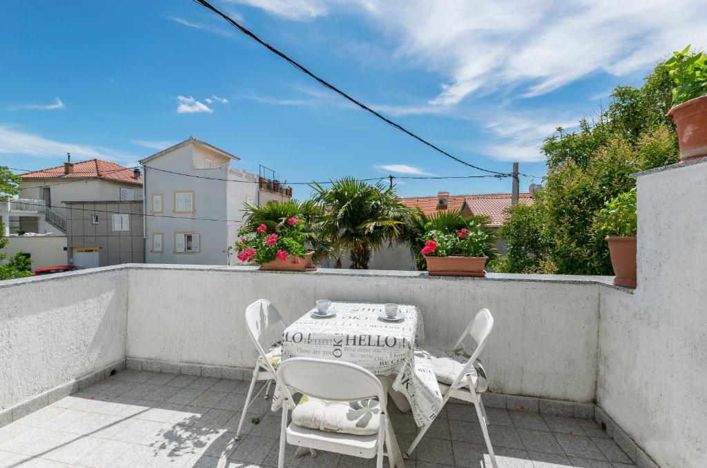 Balkón alebo terasa v ubytovaní Apartments Miroslava