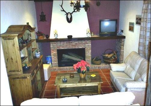 TV a/nebo společenská místnost v ubytování Vivienda Turística Rural Casa Camilo