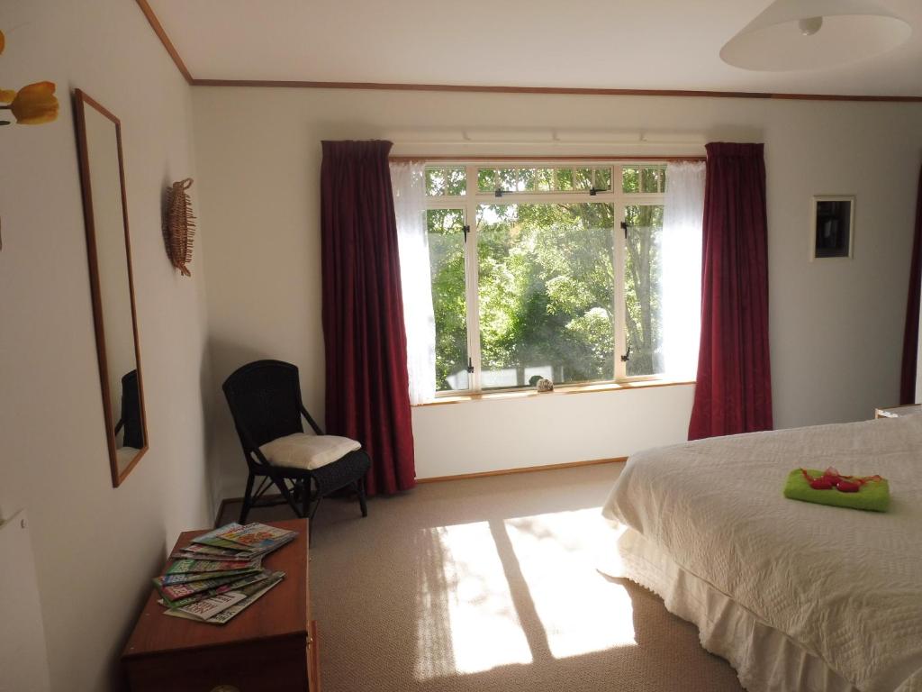Postel nebo postele na pokoji v ubytování Hideaway Off Heta