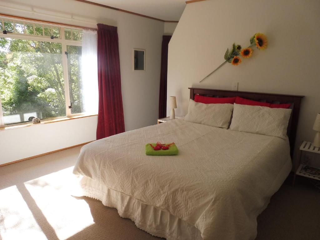 Postel nebo postele na pokoji v ubytování Hideaway Off Heta