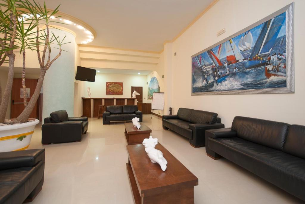Posezení v ubytování Hotel Marechiaro - Direttamente sul mare