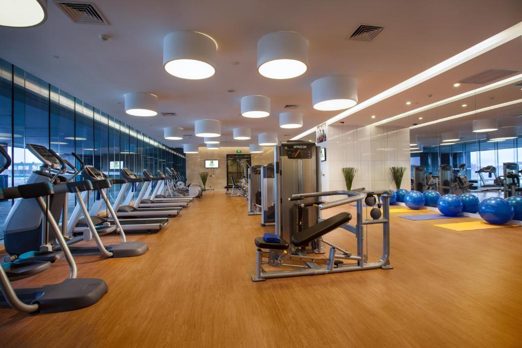 Fitness centrum a/nebo fitness zařízení v ubytování Holiday Inn Putian Xiuyu by IHG