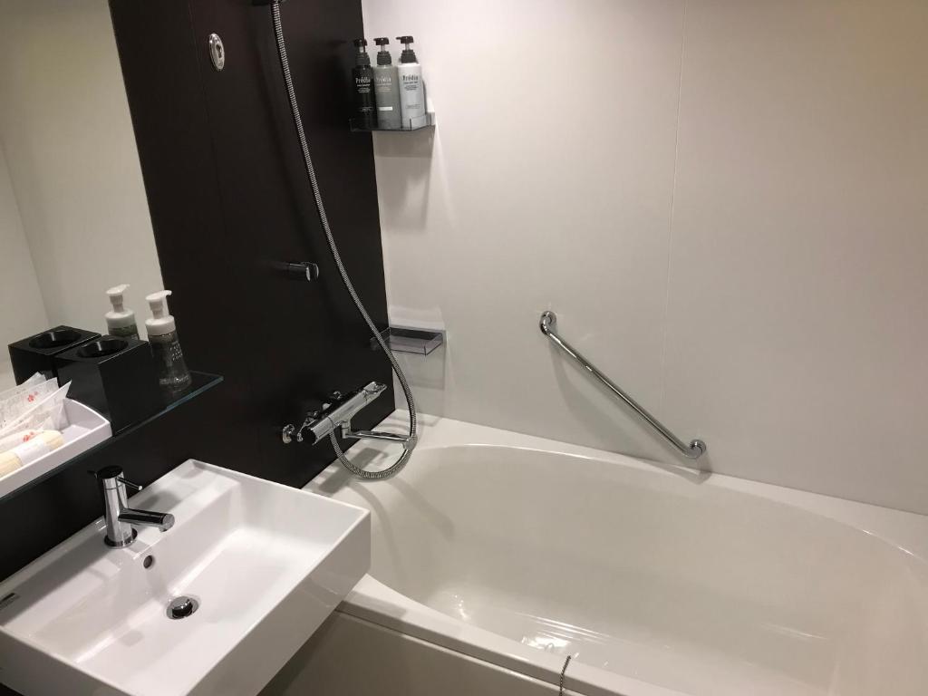 Koupelna v ubytování Hotel Yururito Osaka