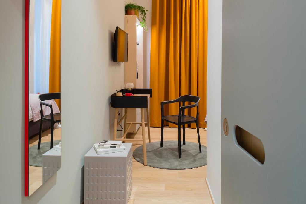 Posezení v ubytování The Radical Hotel Roma