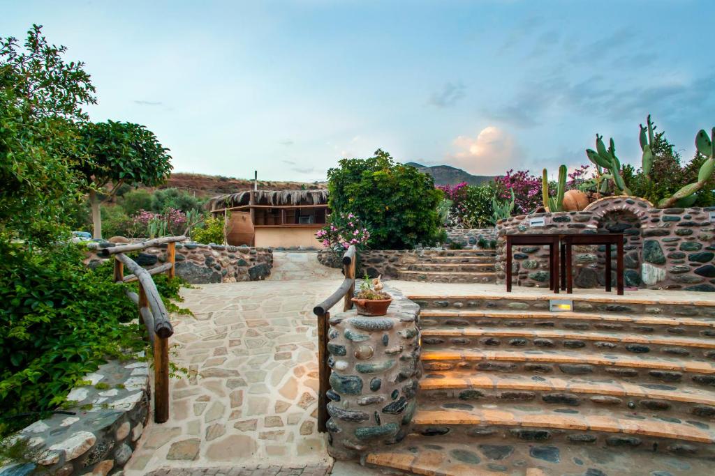 Zahrada ubytování Mythos Suites Diskos