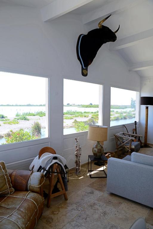 Posezení v ubytování Maison l'Etrier