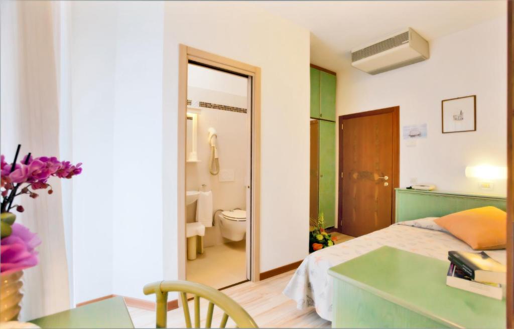 Koupelna v ubytování Hotel Excelsior