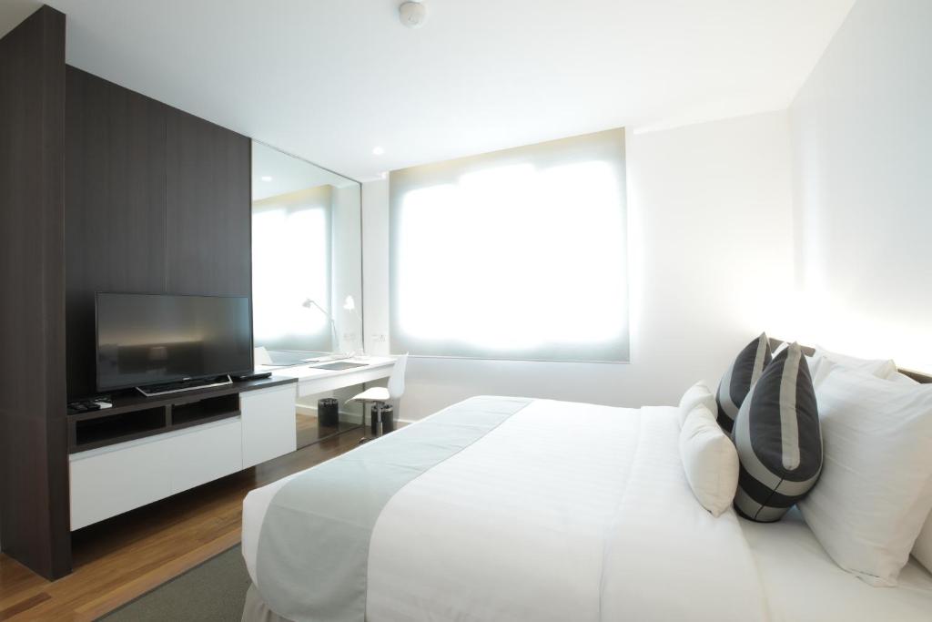 TV a/nebo společenská místnost v ubytování Residence26