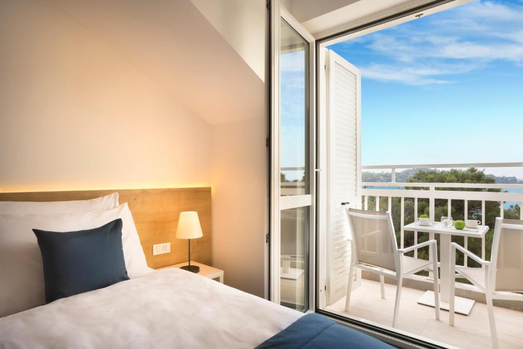 Balkón nebo terasa v ubytování Remisens Hotel Epidaurus-All inclusive