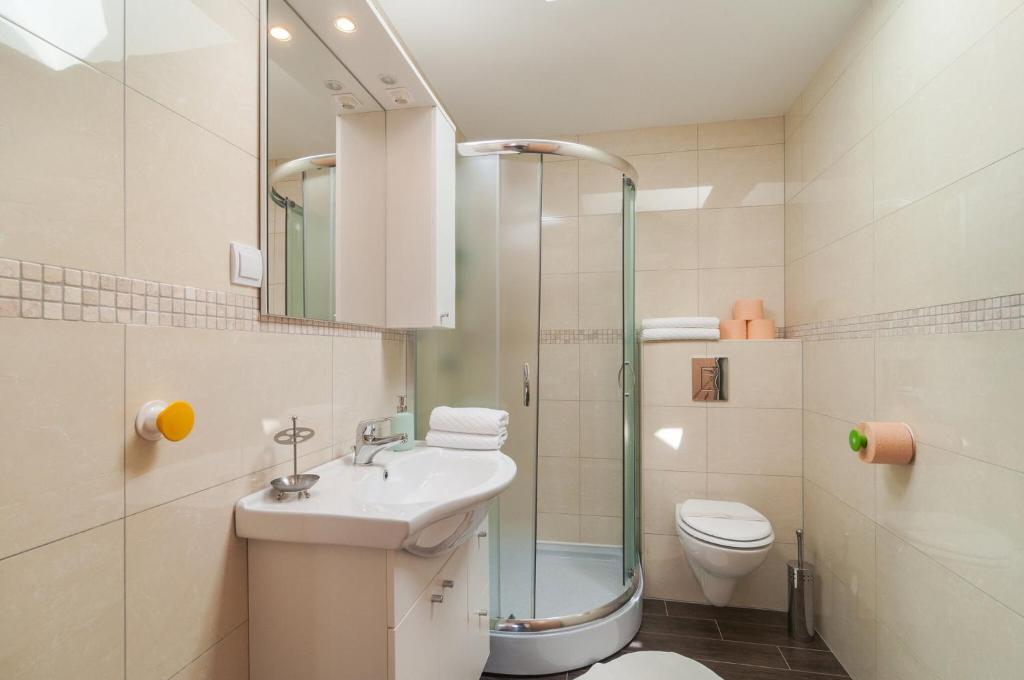 Koupelna v ubytování Villa Juraj