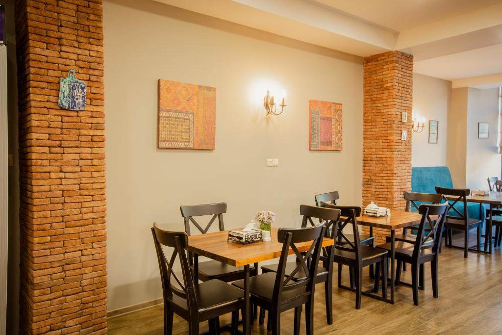 Posezení v ubytování Chalet Mestia