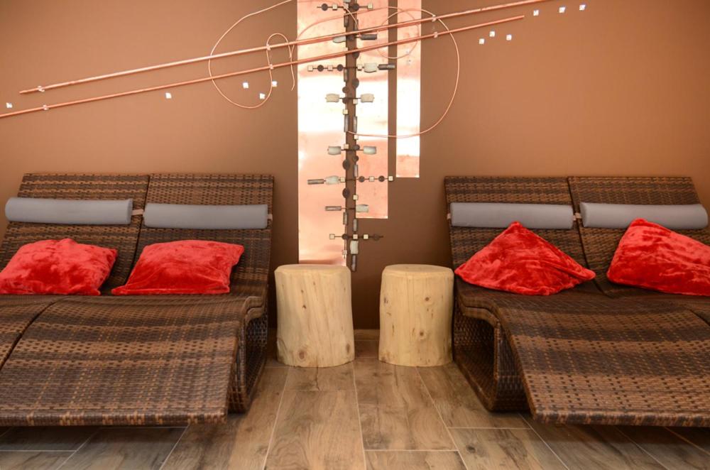 Posezení v ubytování Aktiv- und Wellnesshotel Gutjahr