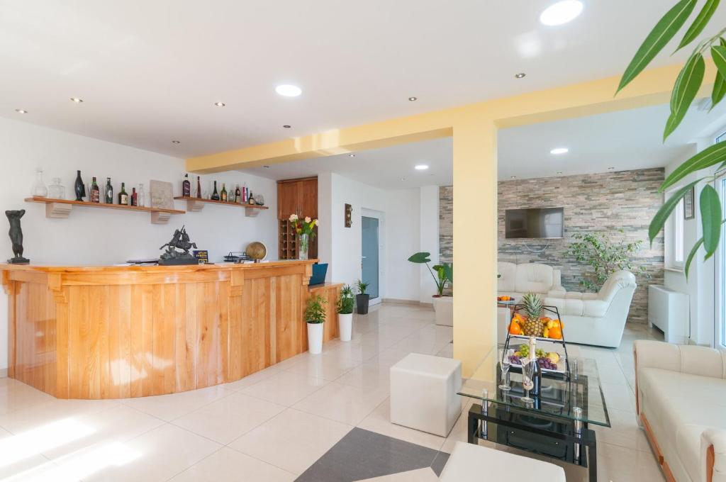 Kuchyň nebo kuchyňský kout v ubytování Villa Juraj