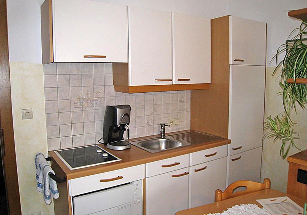 Kuchyňa alebo kuchynka v ubytovaní Gästehaus Steiner