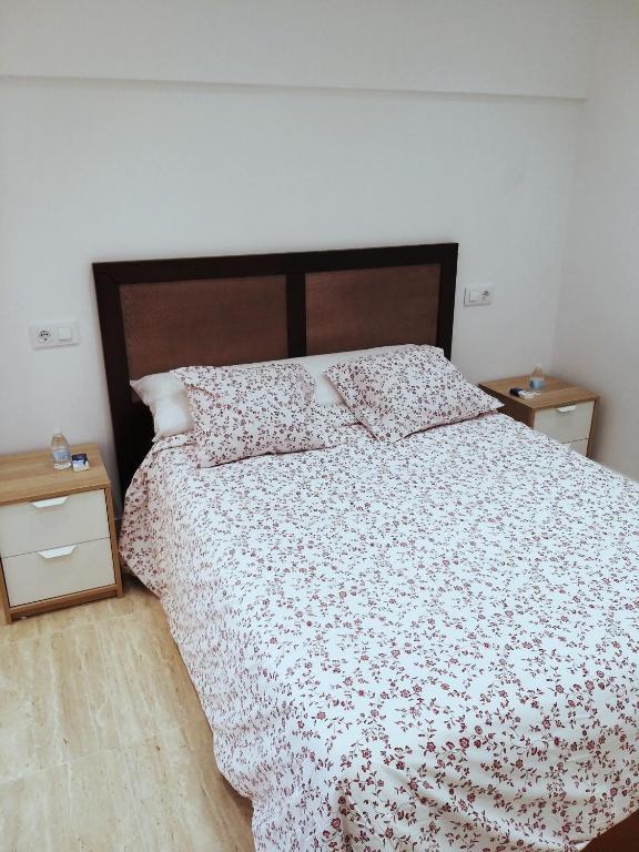Posteľ alebo postele v izbe v ubytovaní ARROYO NEW APARTMENT BENALMÁDENA, MÁLAGA - Sea view, pool, WIFI