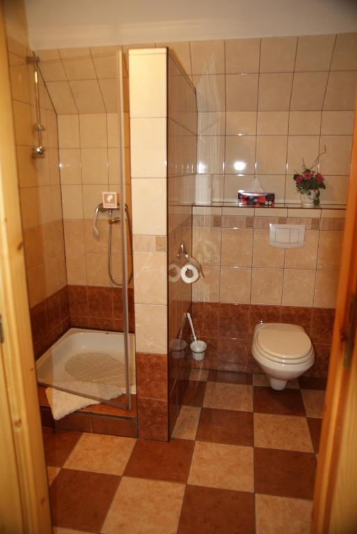 Kúpeľňa v ubytovaní Willa Pod Banderą
