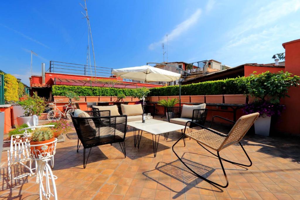 Uma varanda ou terraço em Restart Accommodations Rome