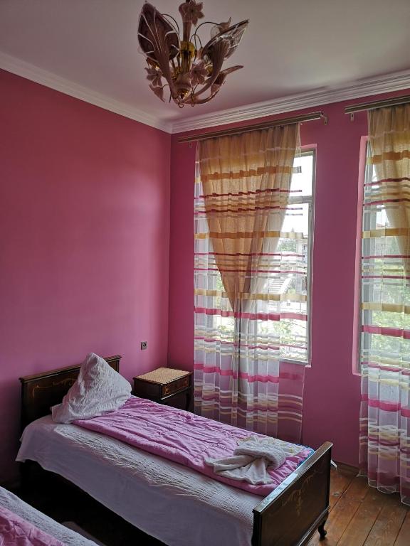 Postel nebo postele na pokoji v ubytování Shorena's House