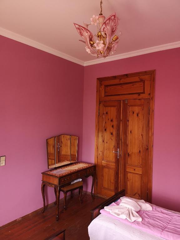 Postel nebo postele na pokoji v ubytování Shorena's House