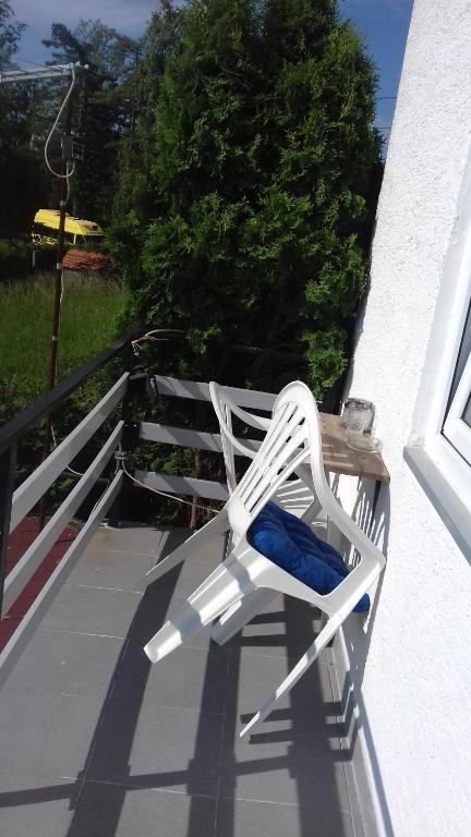 Balkón alebo terasa v ubytovaní Smještaj Bahat