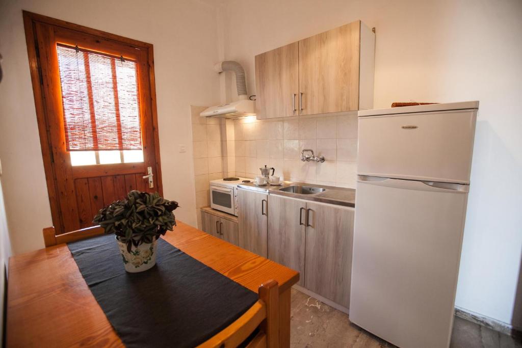 Kuchyň nebo kuchyňský kout v ubytování Sofia Apartments - Kantia