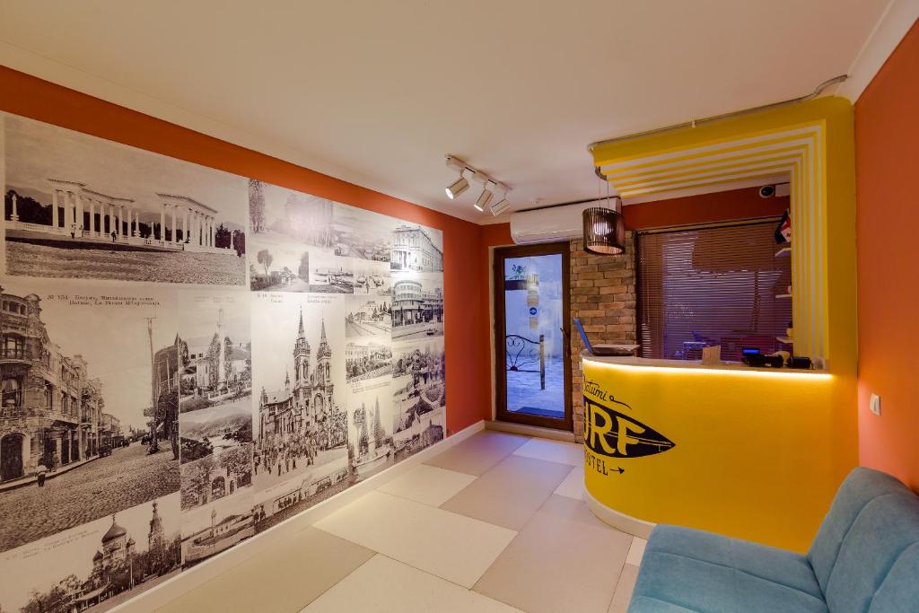 Area soggiorno di Batumi Surf Hostel
