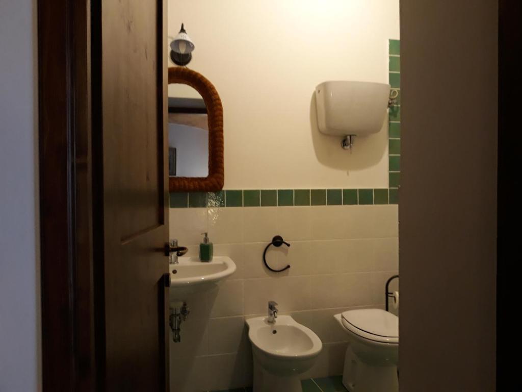 Koupelna v ubytování Podere Alberello