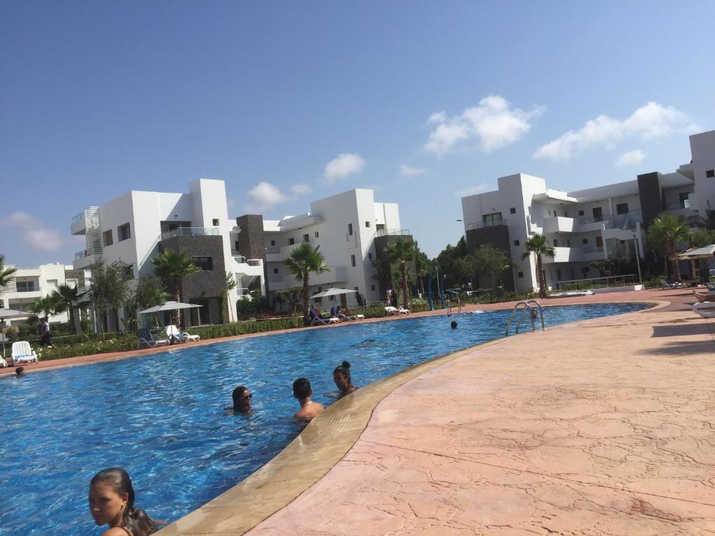 Bazén v ubytování Perla Saidia Appartement nebo v jeho okolí