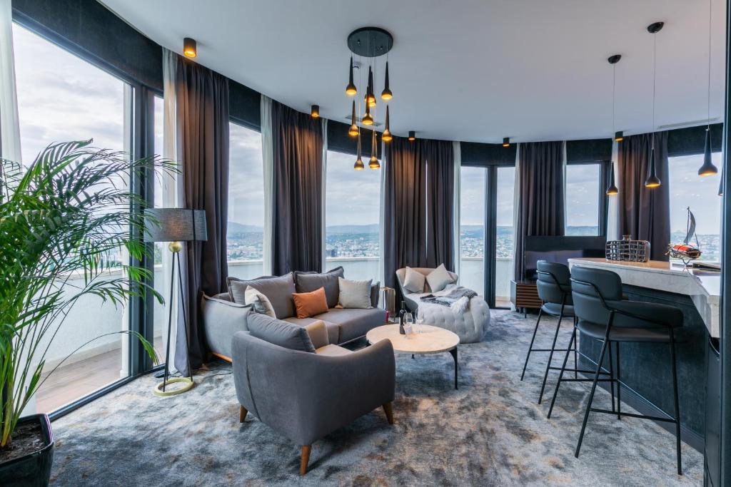 Posezení v ubytování Hotel Adamo