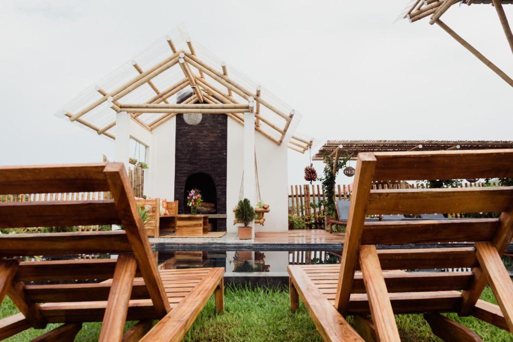 Zahrada ubytování Villas Los Olivos
