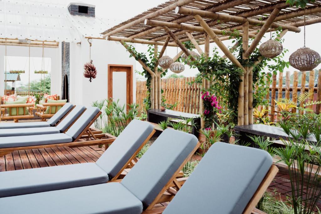 Zahrada ubytování Villas Los Olivos