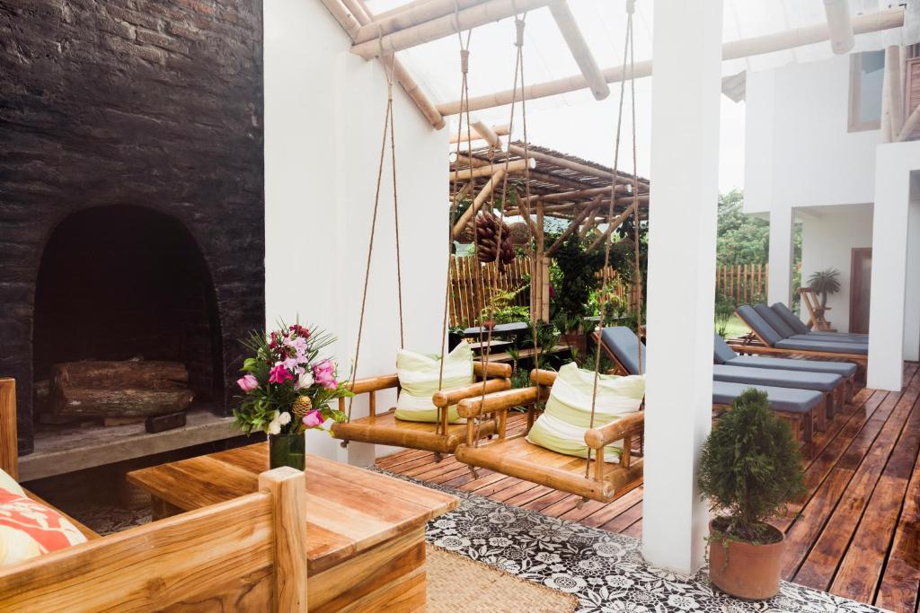 Posezení v ubytování Villas Los Olivos