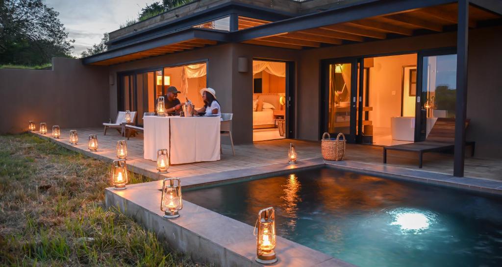 Bazén v ubytování Lion Sands River Lodge nebo v jeho okolí