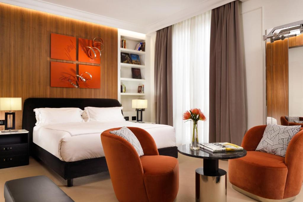 Postel nebo postele na pokoji v ubytování The First Dolce - Preferred Hotels & Resorts