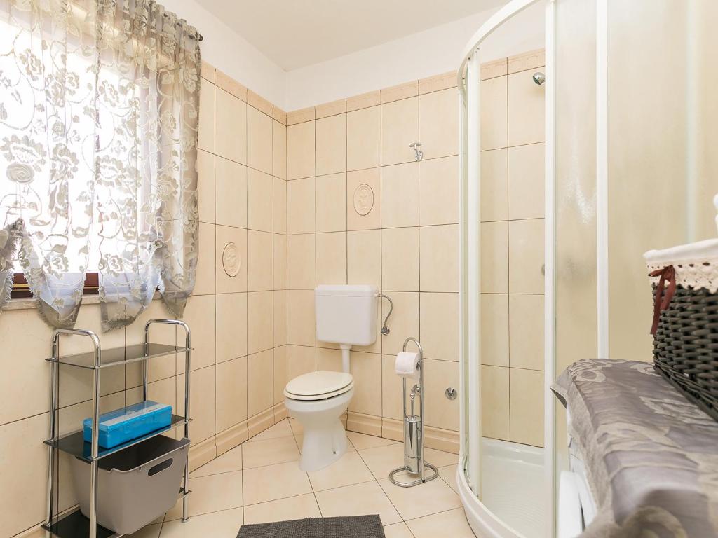 Koupelna v ubytování Apartments Nada