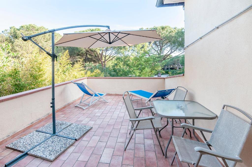 Balkón nebo terasa v ubytování Hotel Giardino