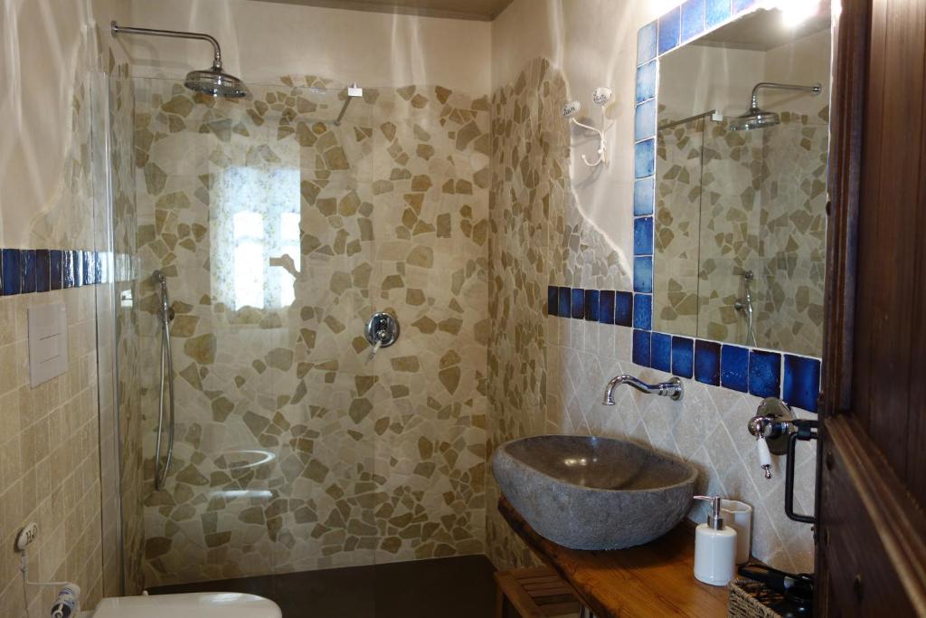 A bathroom at Locanda degli Ultimi