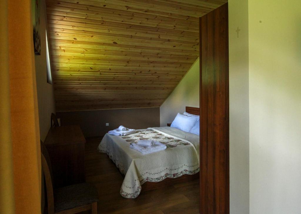 Postel nebo postele na pokoji v ubytování Hotel Patriot